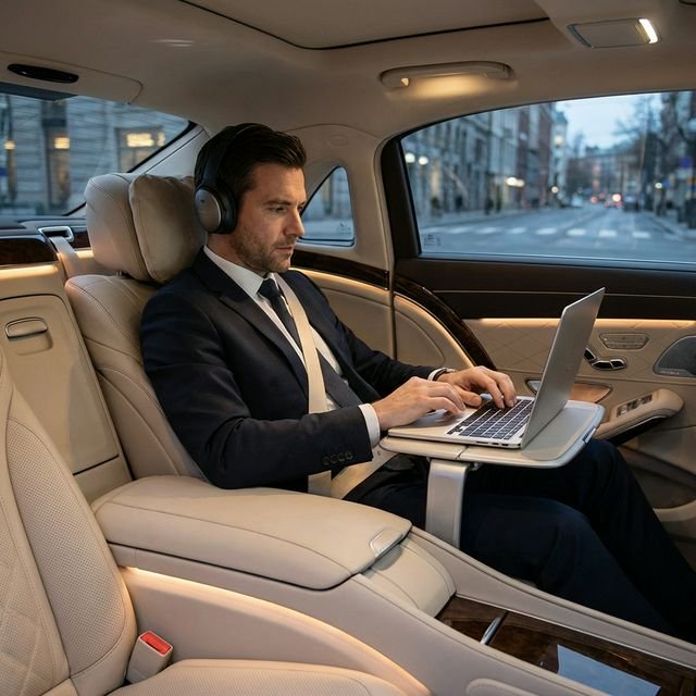 Executive business transfer in Sicily — Mercedes chauffeur service